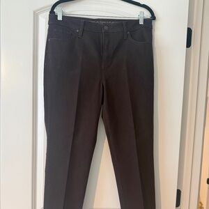 Chico's Brown So Slimming Girlfriend Slim Leg Ankle Jeans